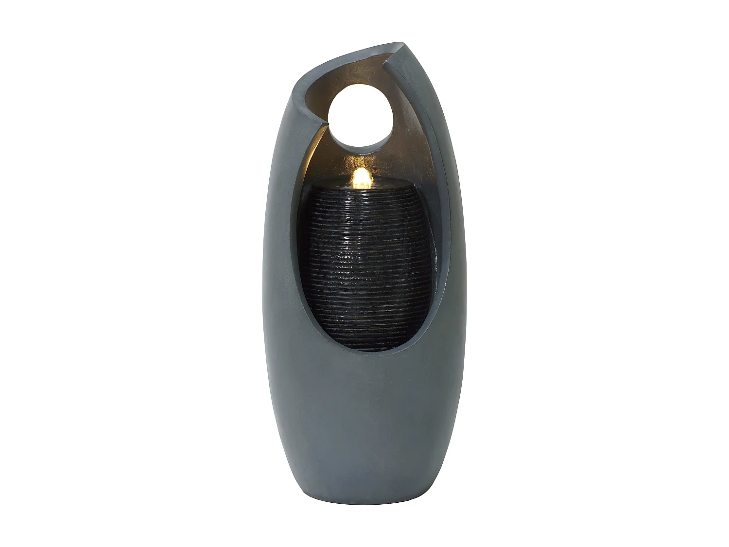 Waterval buiten waterornament elektrische tuinfontein LED pomp – Radiant Falls