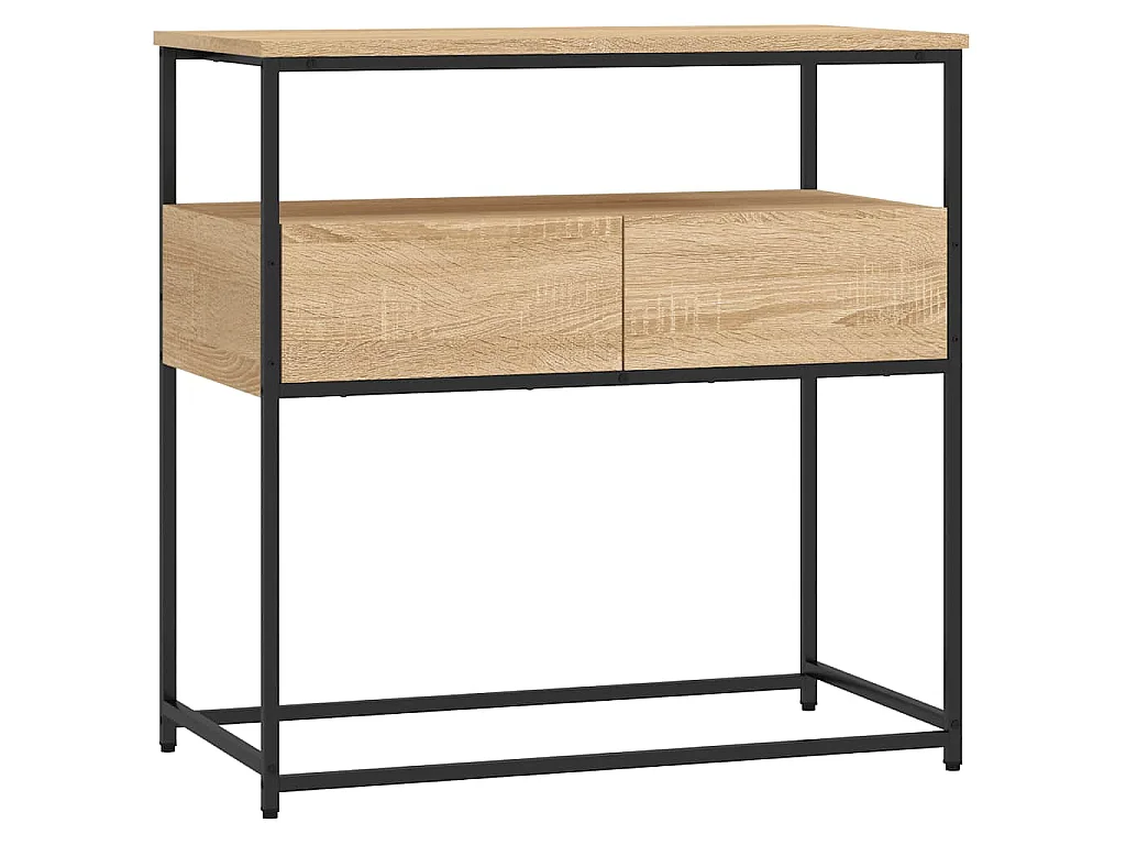 Consoletafel Sonoma Eiken 75x40x75 cm Bewerkt Hout