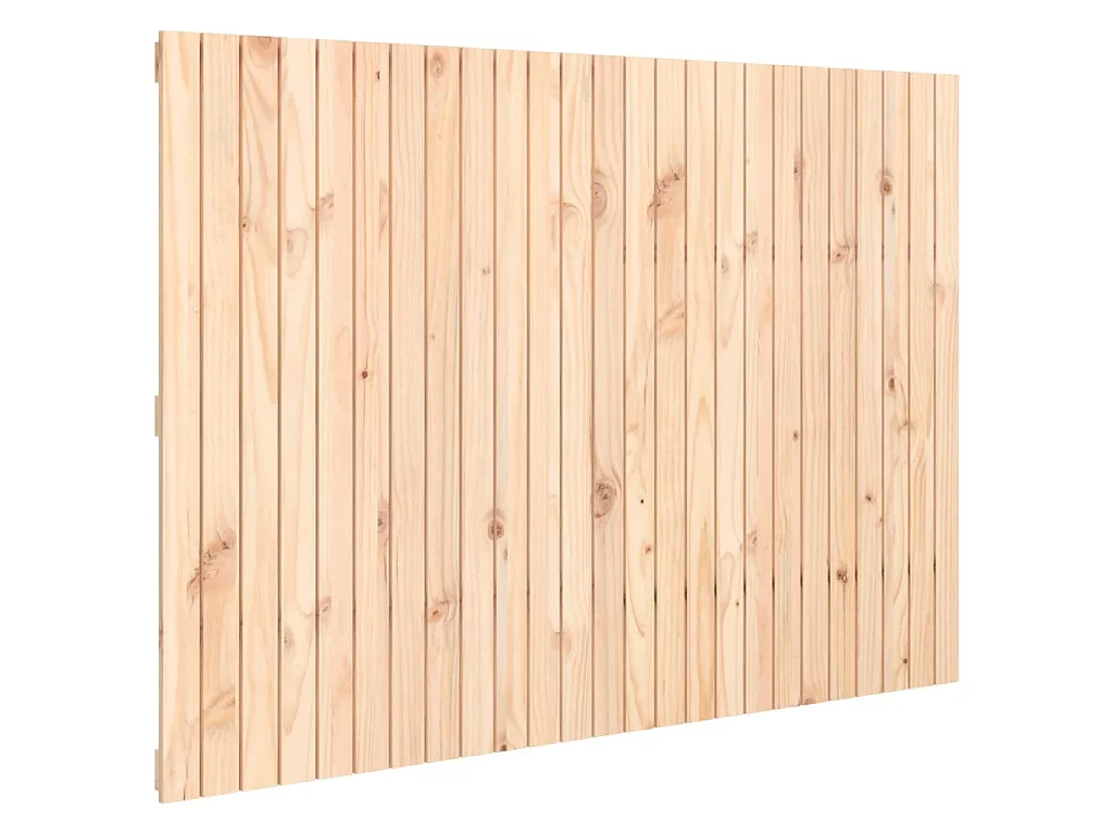 Wandhoofdbord 159,5x3x110 cm massief grenenhout