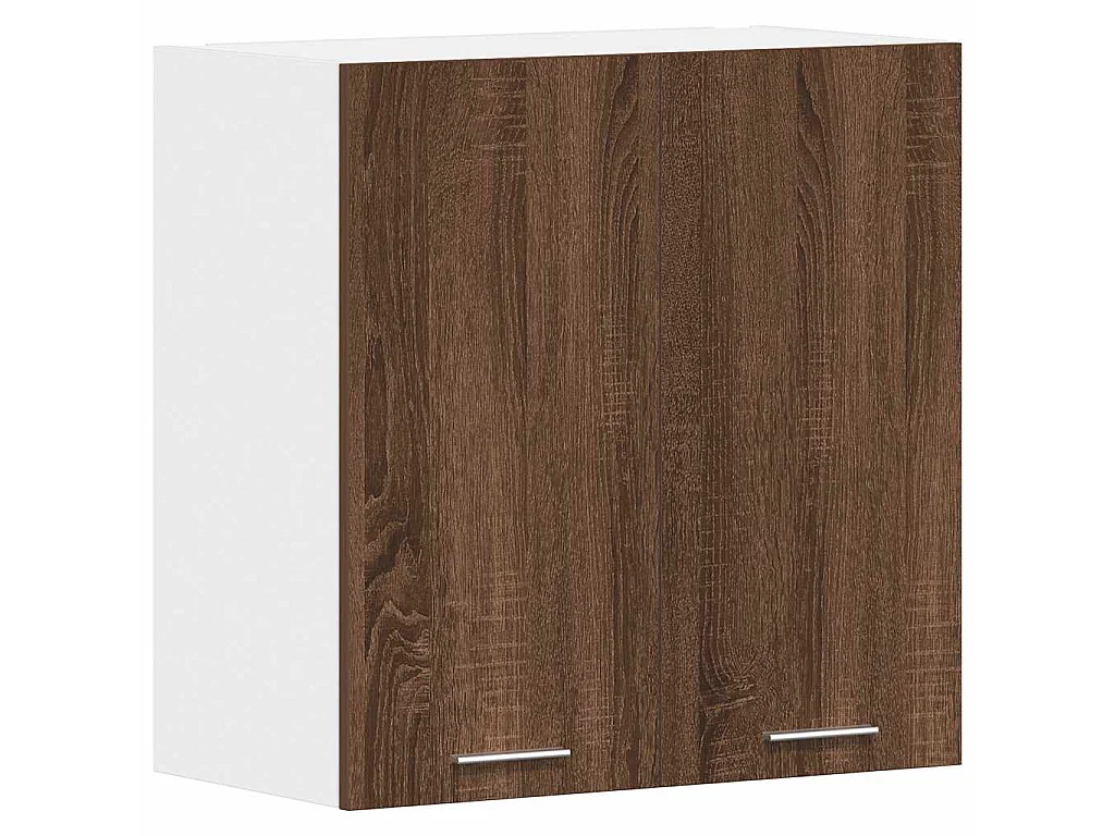 Bovenkast Lyon 60x31x60 cm bewerkt hout bruin eikenkleur