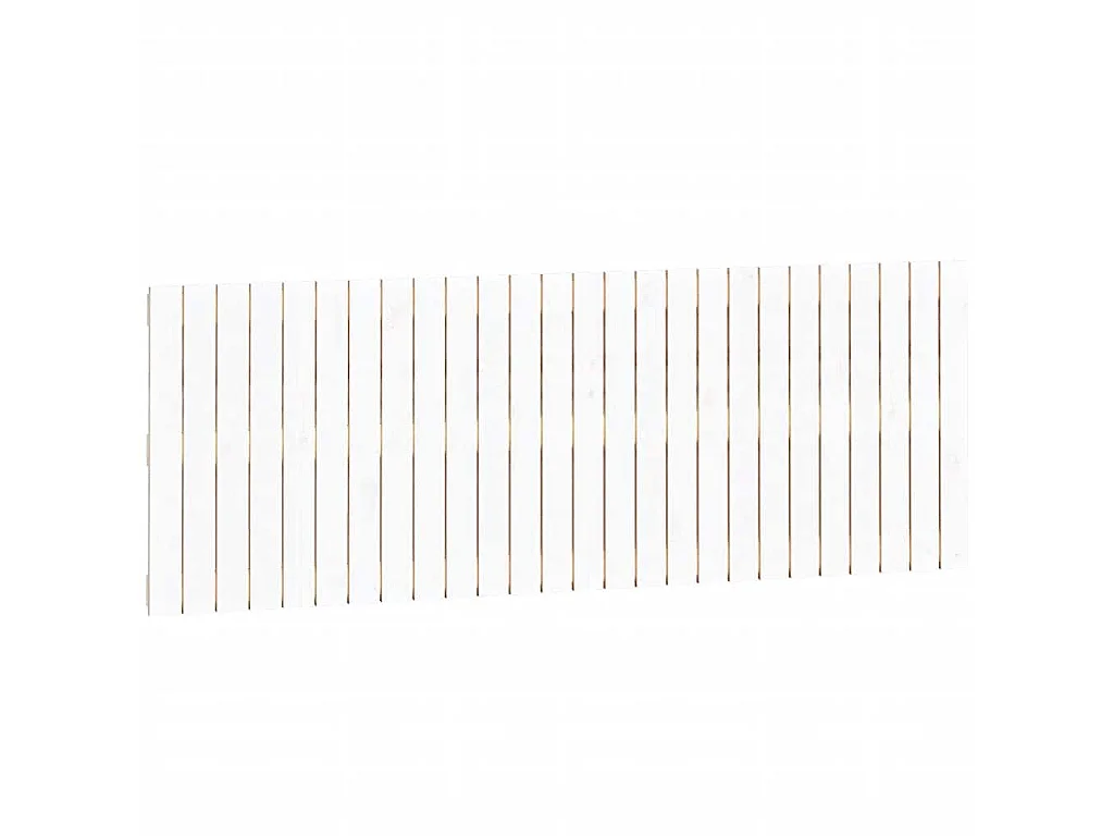 Wandhoofdbord 166x3x60 cm massief grenenhout wit
