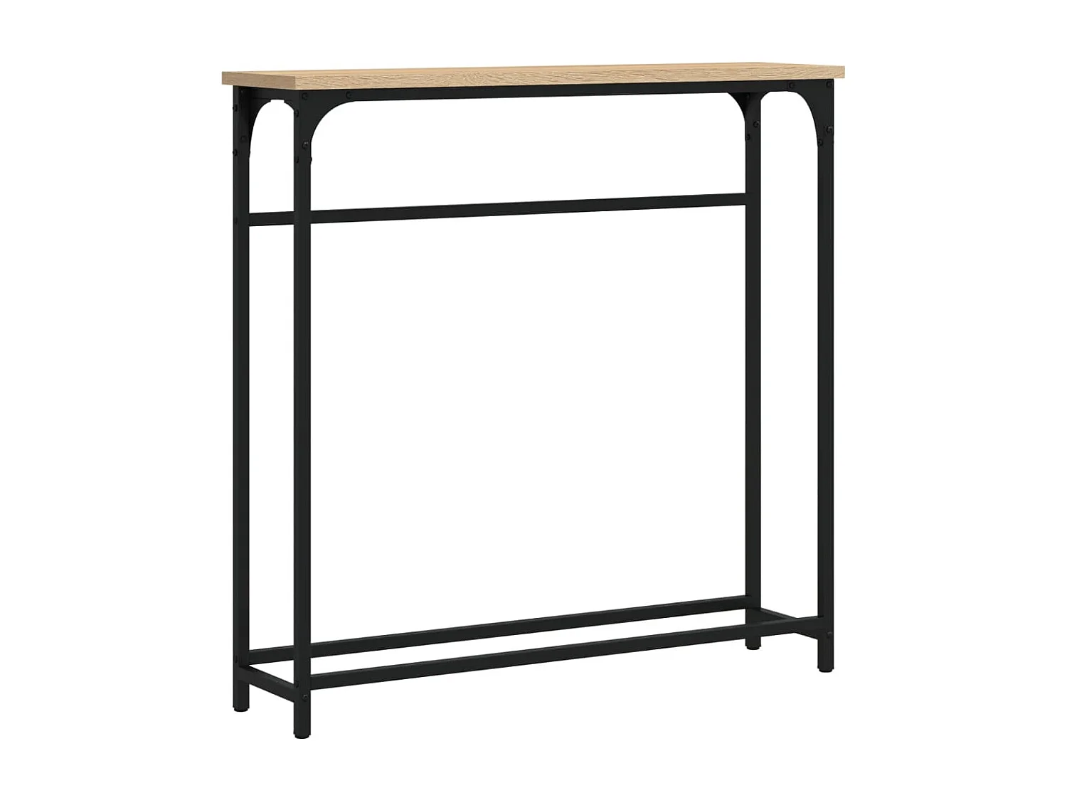 Consoletafel Sonoma Eiken 75×19,5×75 cm Bewerkt Hout
