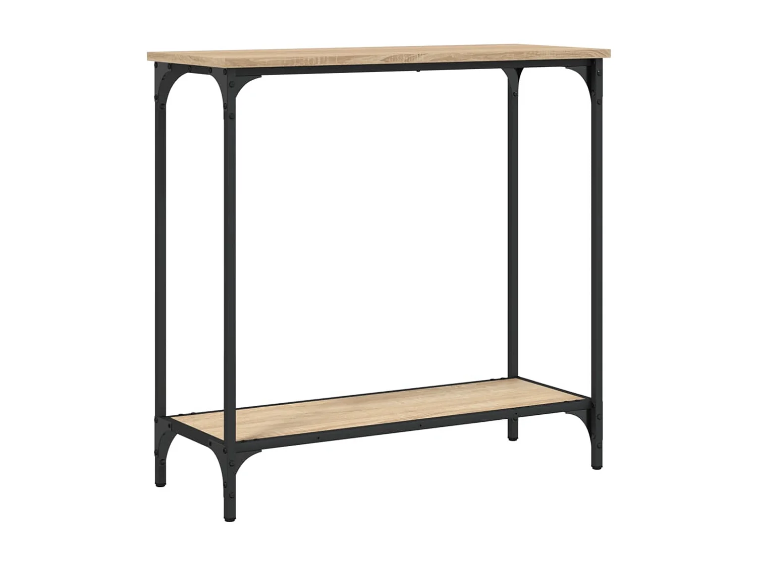 Consoletafel Sonoma Eiken 75×30,5×75 cm Bewerkt Hout