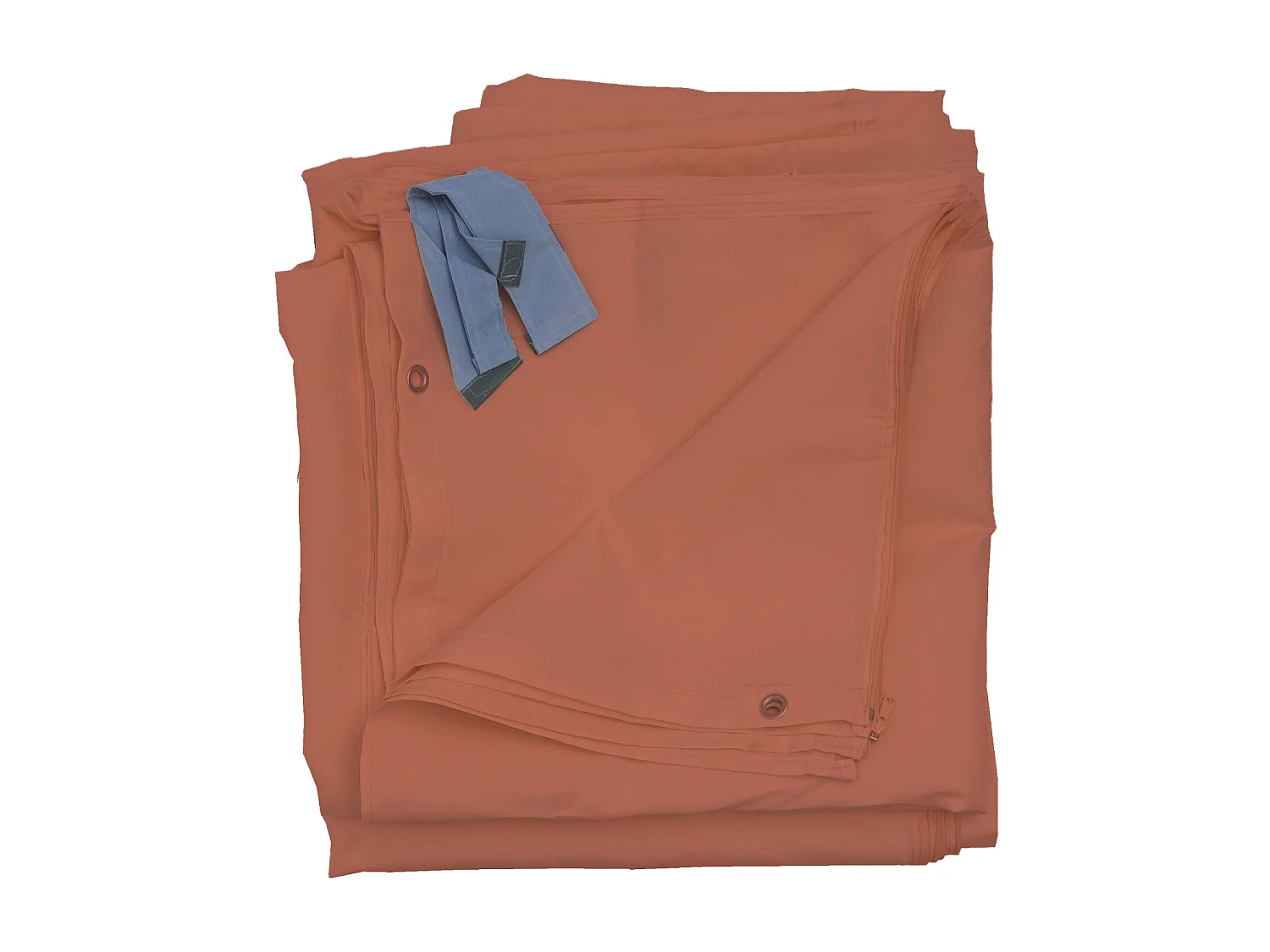 Zijwand voor pergola Calpe 4x4m,  terracotta-bruin