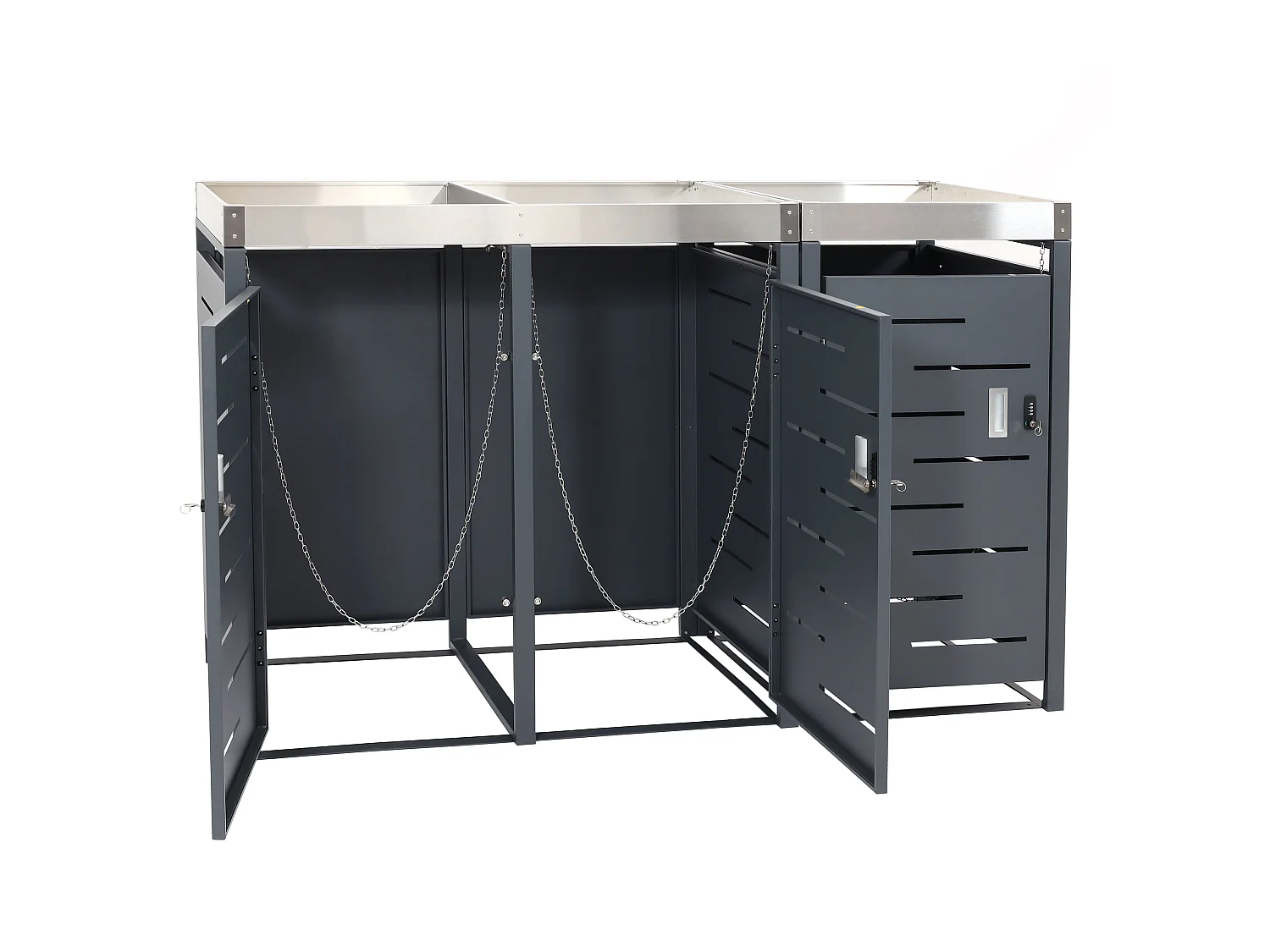 Afvalbakkenbekleding voor 3 bakken MCW-H40b