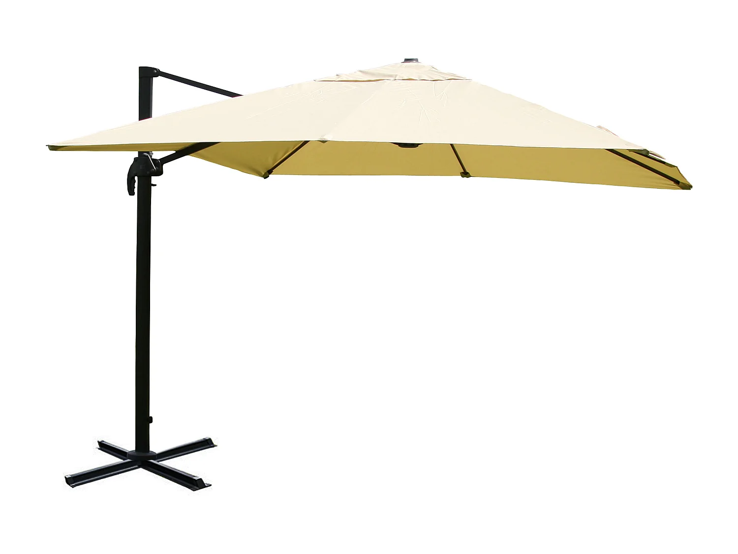Zweefparasol MCW-A96 III,  crème zonder standaard