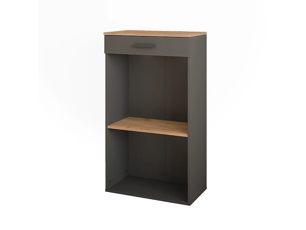Weinregal goldkraft eiche/anthrazit 60×34.5×106 repose