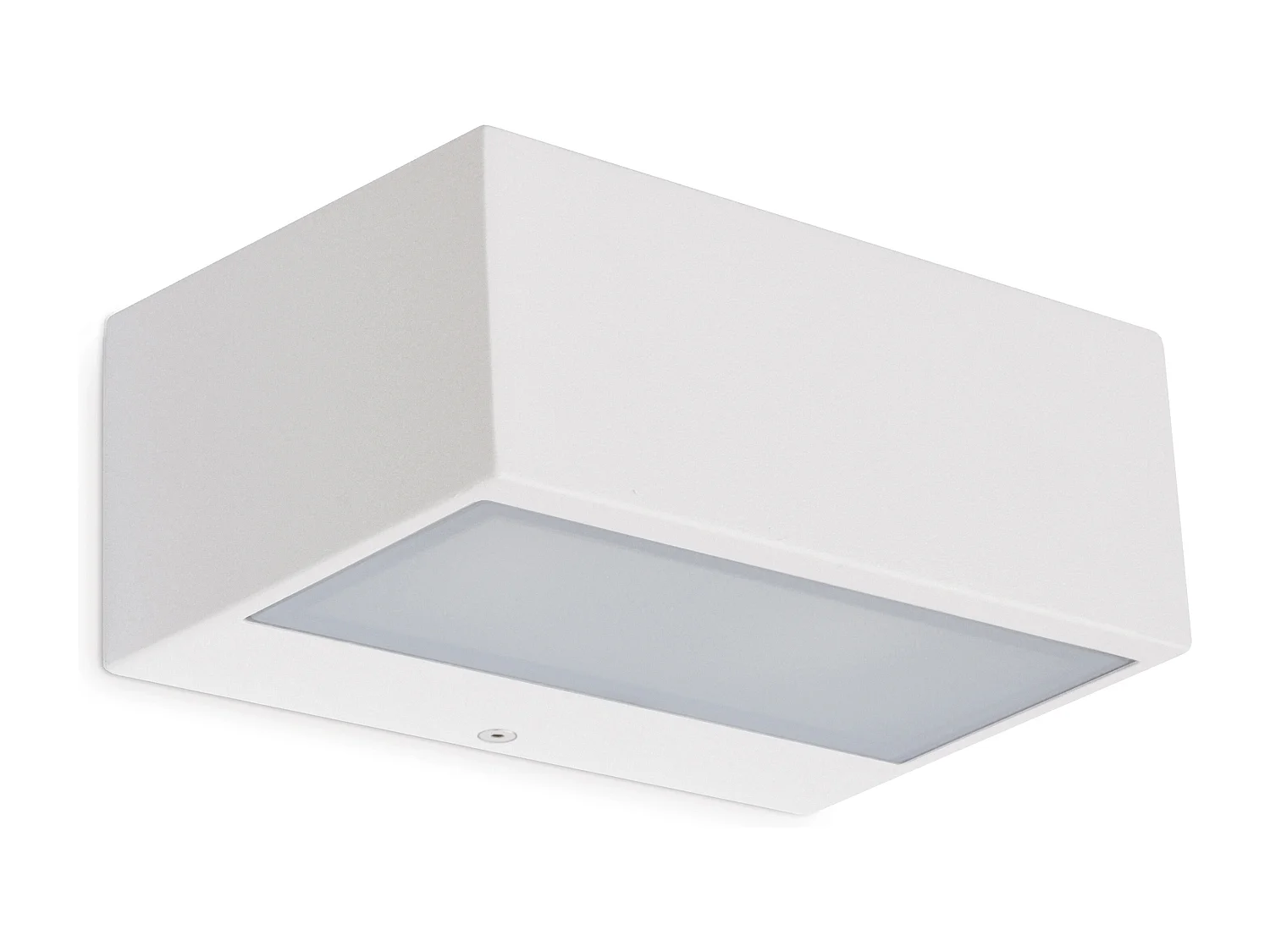 IONA moderne stijl wandlamp – L. 18 cm – 13W SMD LED – 1200lm en 3000K – aluminium en wit – IP44