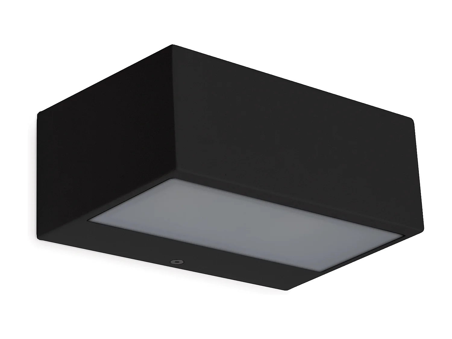 IONA moderne stijl wandlamp – L. 18 cm – 13W SMD LED – 1200lm en 3000K – aluminium en zwart – IP44 – up&down