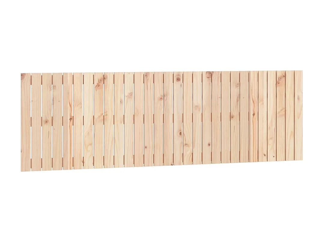Wandhoofdbord 185x3x60 cm massief grenenhout
