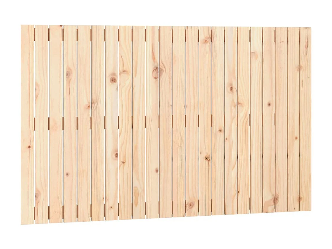 Wandhoofdbord 140x3x90 cm massief grenenhout