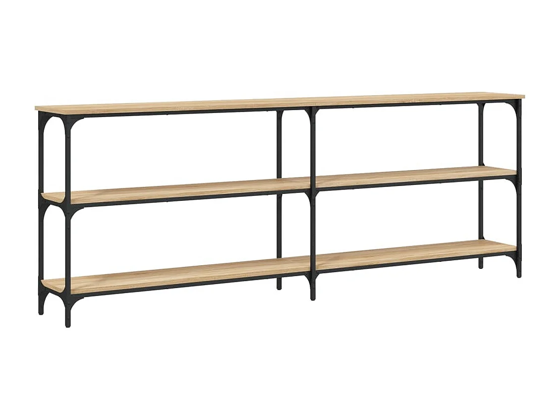 Consoletafel Sonoma Eiken 200x29x75 cm Bewerkt Hout
