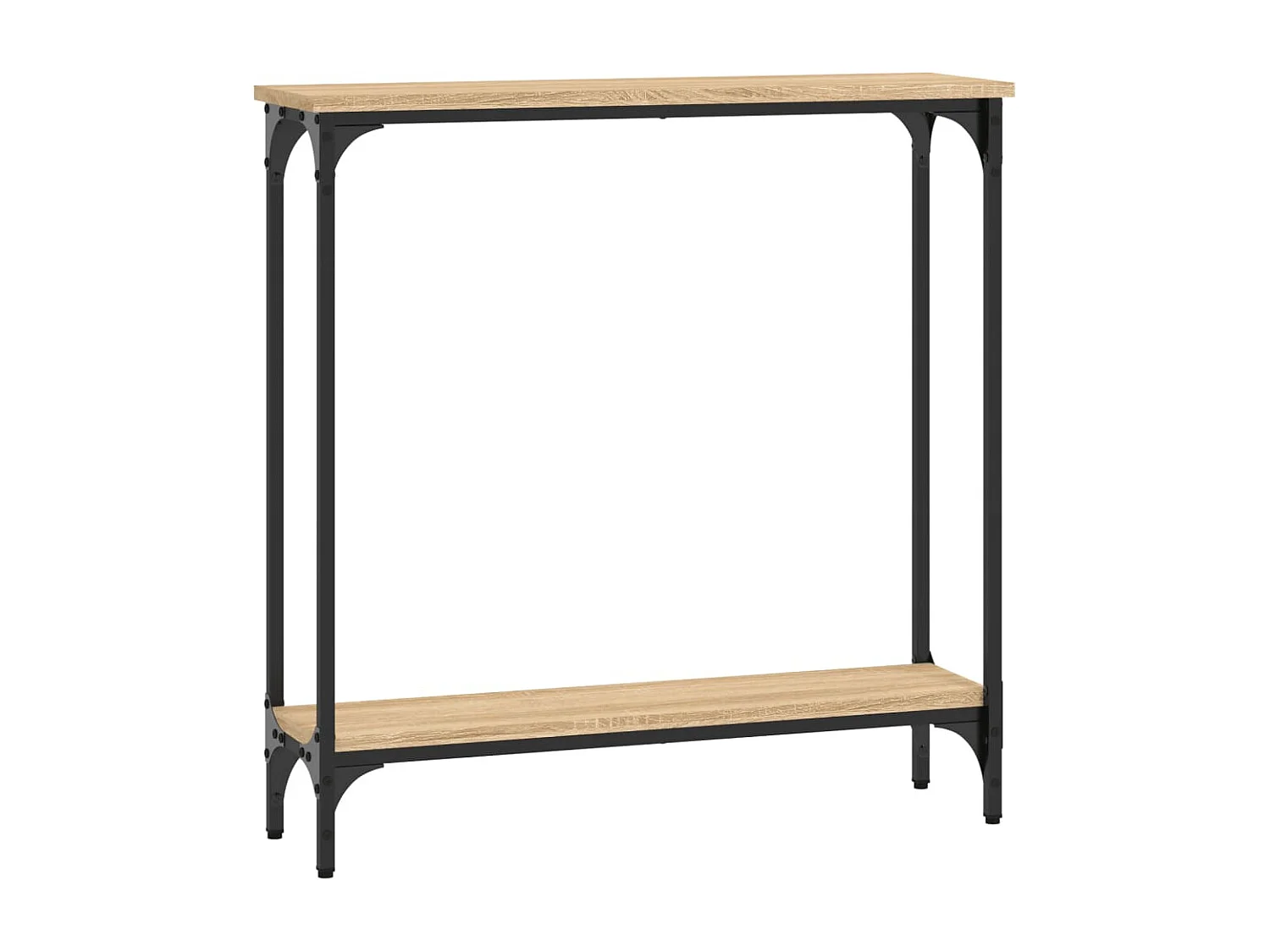 Consoletafel Sonoma Eiken 75×22,5×75 cm Bewerkt Hout