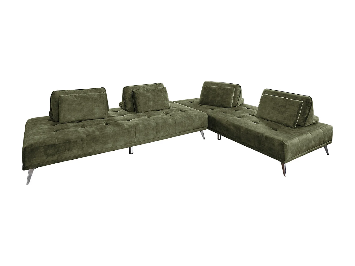 Dagbed – Donkergroen Fluweel – WIOLO
