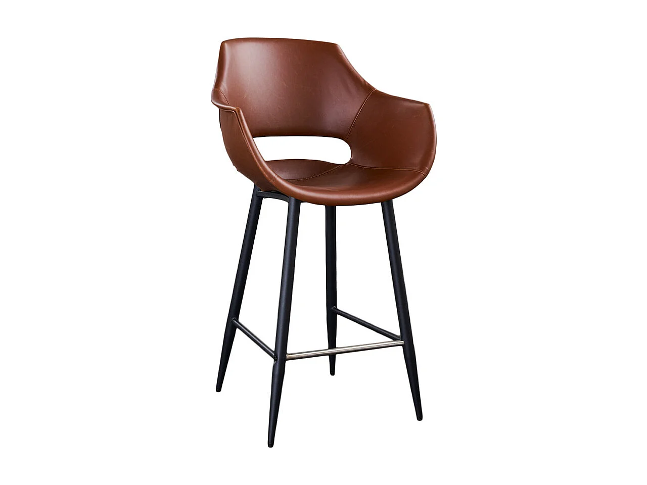 Barkruk – Bruin Imitatieleer – ZAJA