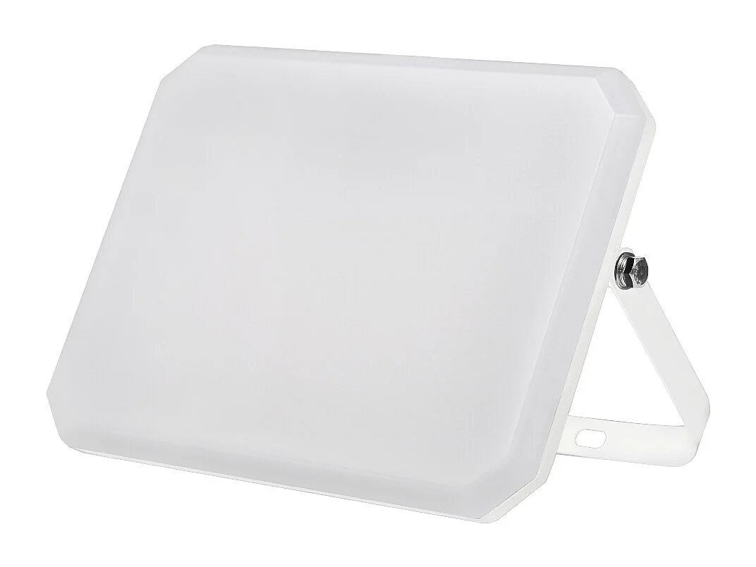 Projecteur LED blanc Spot extérieur 230V 30W 4000K Couvercle Laiteux 3000lm 140x100x25,7 mm