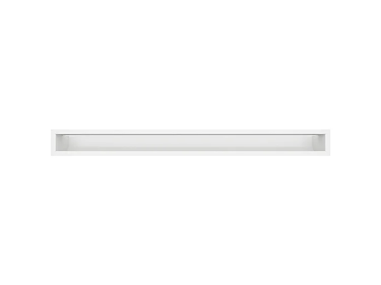 Witte openhaardventilatiegrille – Loft 90×1000
