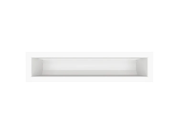 Witte openhaardventilatiegrille – Loft 90×400