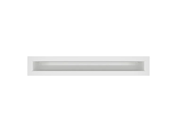Witte openhaardventilatiegrille – Loft 60×400