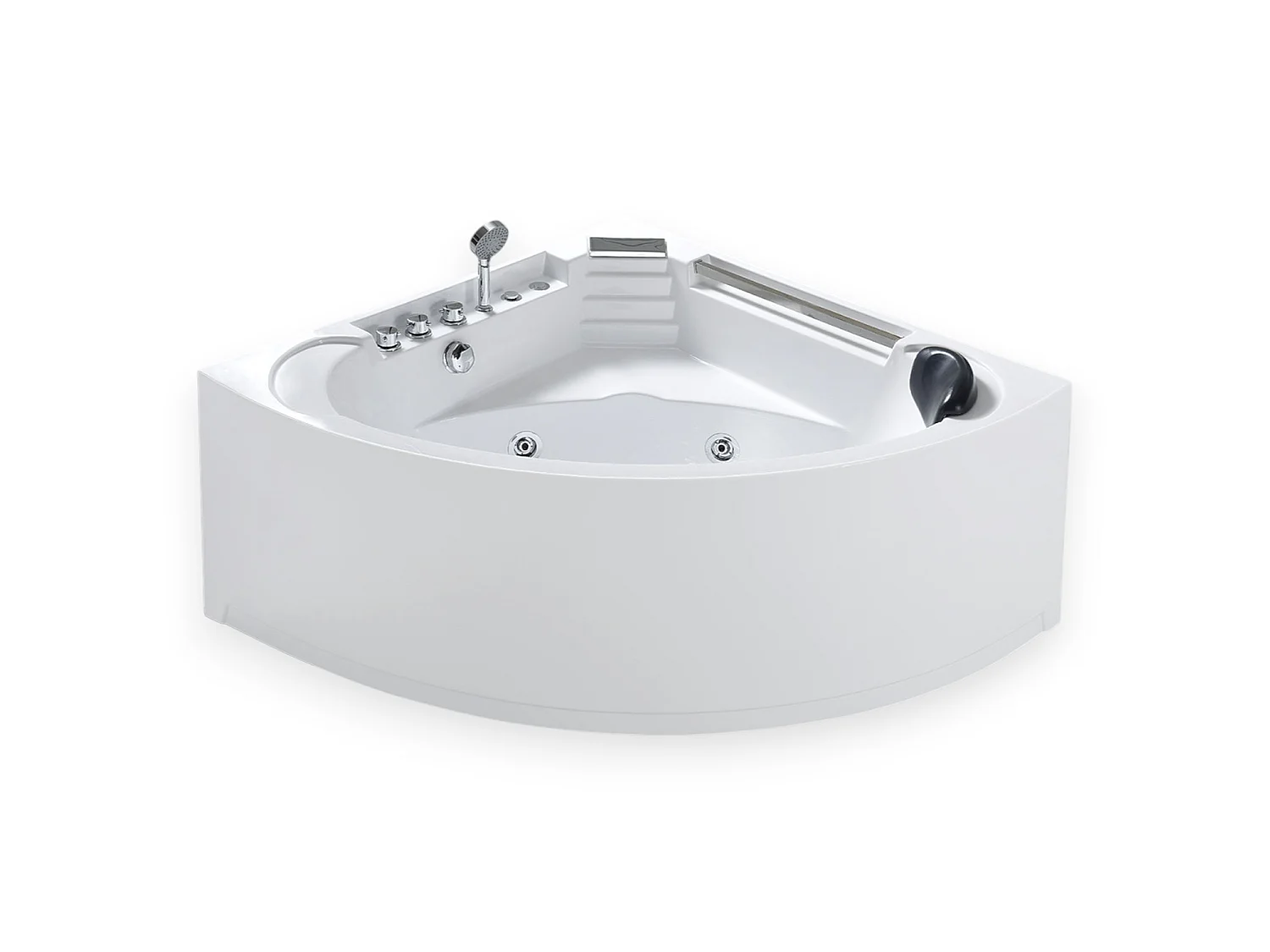 Witte hottub voor 1 persoon 135 X 135 cm 6 jets – Sage