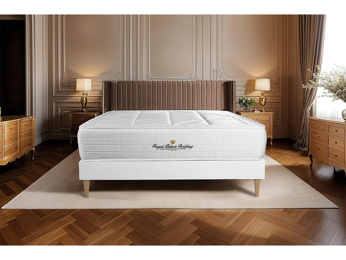 Windsor matras 140 x 200 cm , Matrasdikte : 26 cm , Traagschuim en pocketveren , Gebalanceerd, 5 comfortzones