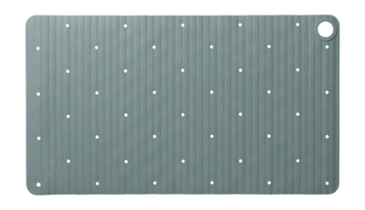 Sealskin Ribb Antislip Douchemat Groen Inclusief Zwarte Haak Met Zuignap - 40 x 70 cm