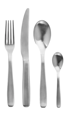 Serax Passe-Partout Cutlery By Vincent Van Duy Bestekset Steel Grey Gift Box 24-delig