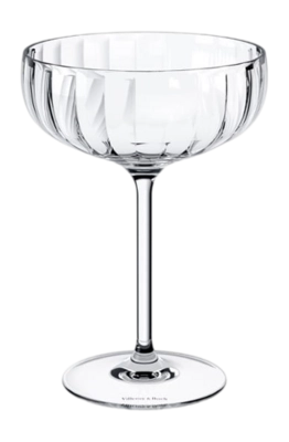 Villeroy & Boch Rose Garden Champagneglas Sparkling Wine/Champagne Coupe Set van 4