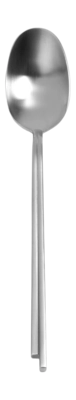 Serax Dune Cutlery By Kelly Wearstler Dessertlepel Steel Grey (Set van 6)
