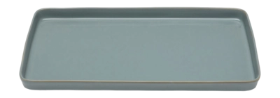 Serax Terres De Rêves Tableware By Anita Le Gr Dinerbord Smoky Blue L 37,3 x 18 cm
