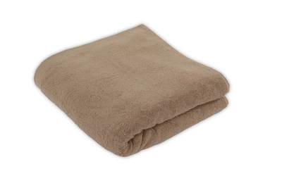 Tiseco Home Studio Delux Douchelaken Dark Taupe 100 x 150 cm