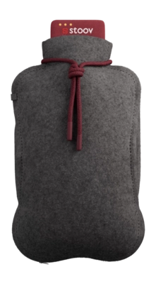 Stoov Homey XL³ Original Melange Pro Elektrische Kruik Dark Grey