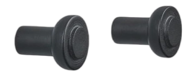 Zone Denmark Sensu Haakje Black 2,5 x 3 cm (Set van 2)