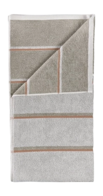 Zone Denmark Sauna Handdoek Soft Grey / Eucalyptus / Terracotta (50 x 100 cm)