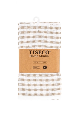 Tiseco Home Studio Oman Keukendoek Sand Set van 3 50 x 70 cm