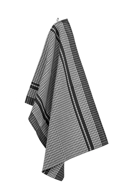 Tiseco Home Studio Waffle Keukendoek Black (Set van 6) 50 x 70 cm