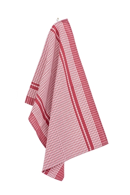 Tiseco Home Studio Waffle Keukendoek Red (Set van 4) - 50 x 70 cm