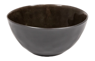 Serax Pure Tableware By Pascale Naessens Kom Black Dark Grey S 20 cm