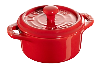 Staub Ceramic by Staub Mini Braadpan Kers Cocotte Rond 10 cm