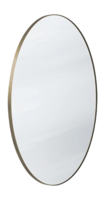 &Tradition Amore SC56 Spiegel met gebronsd messing frame en zilverkleurige spiegel