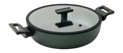 Sambonet Titan Pro Green Sauteerpan Double Induction 2 Handles 28 cm