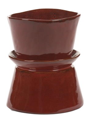 Serax La Mère Tableware By Marie Michielssen Serveerschaal Venetian Red 19 x 19 x 22 cm