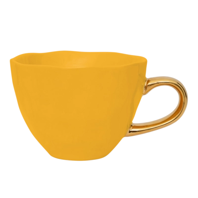 Urban Nature Culture Good Morning Cappuccino/Tea Daylily Thee- en Koffiekop Sunset Gold 350 ml