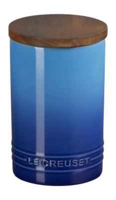 Voorraadpot Le Creuset Stoneware Signature met deksel Azure 16,4 cm (770 ml)