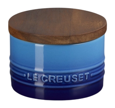 Voorraadpot Le Creuset Stoneware Signature met deksel Azure 7,5 cm (200 ml)