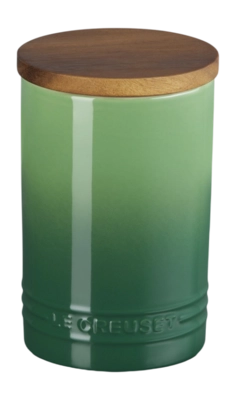 Voorraadpot Le Creuset Stoneware Signature met deksel Bamboo 16,4 cm (770 ml)