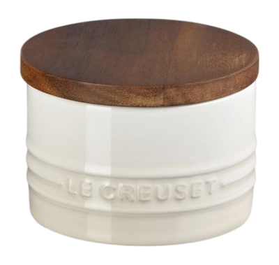 Voorraadpot Le Creuset Stoneware Signature met deksel Meringue 7,5 cm (200 ml)
